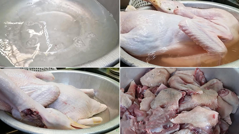Cách sơ chế vịt trước khi mang vịt quay lò vi sóng