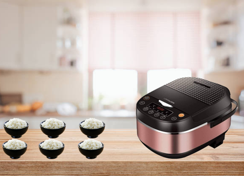 Thiết kế-Nồi cơm điện tử Lock & Lock EJR316-BLK 1.5 lít