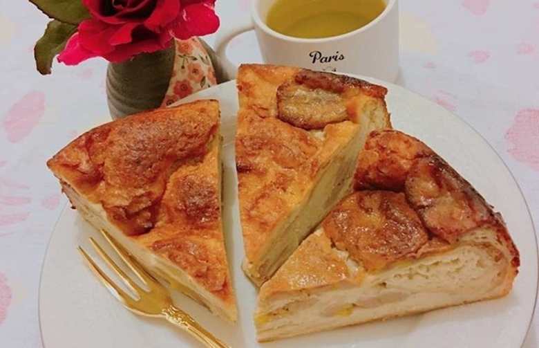 Cách làm bánh trong lò vi sóng khi ra thành phẩm bánh chuối