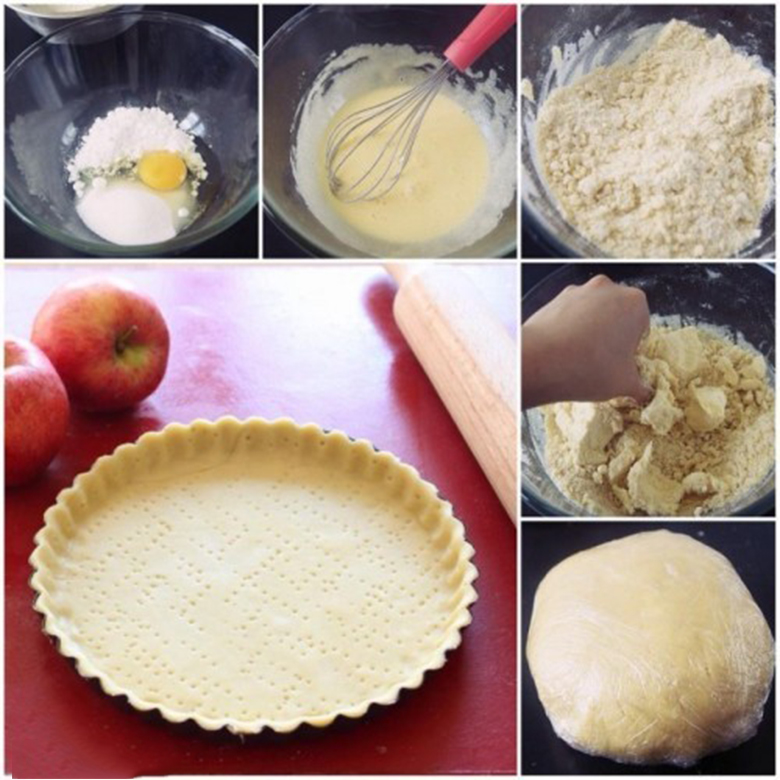 Làm bánh đơn giản bằng lò vi sóng chuẩn bị hương liệu làm bánh táo