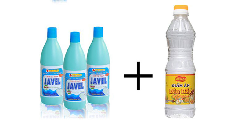 Cách vệ sinh máy giặt Toshiba cửa đứng bằng giấm và nước Javen