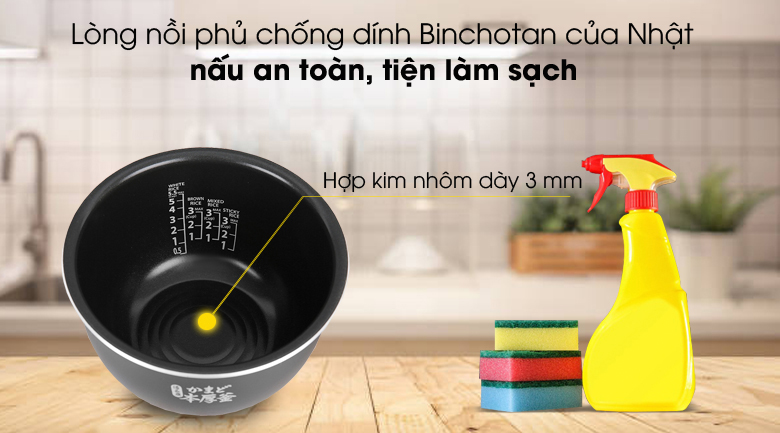 Cấu tạo nồi cơm điện về lõi nồi