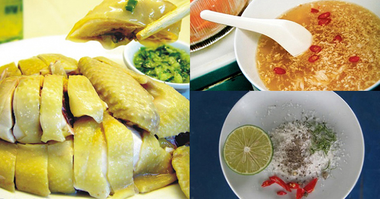 Pha nước chấm Gà hấp muối bằng nồi cơm điện