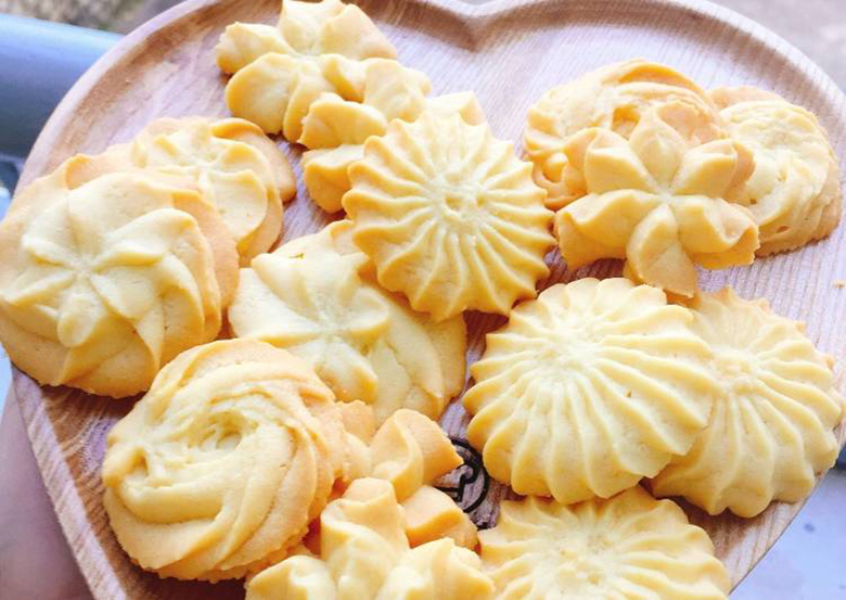Thanh phẩm làm bánh quy bằng nồi chiên không dầu