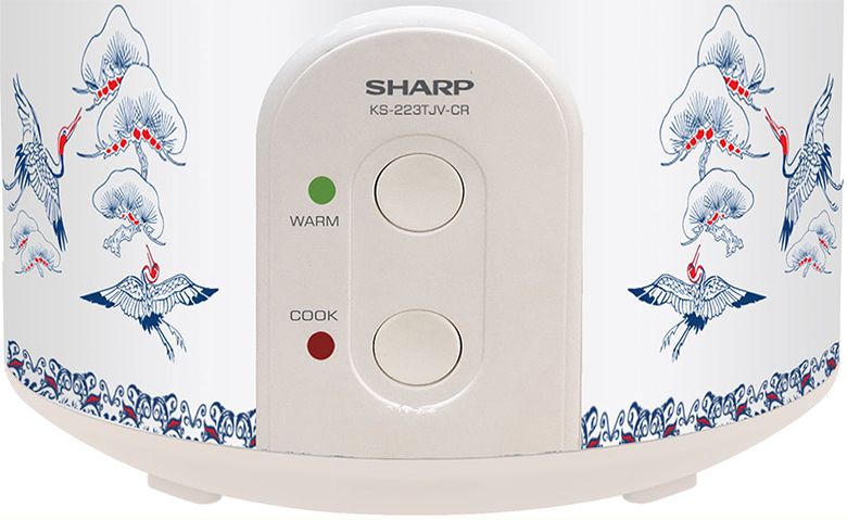 Bảng điều khiển-Nồi cơm điện Sharp 2.2 lít KS-223TJV-CR