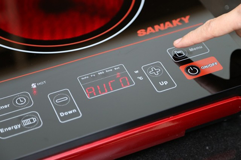 Cách sử dụng bếp hồng ngoại khi sử dụng chức năng nấu