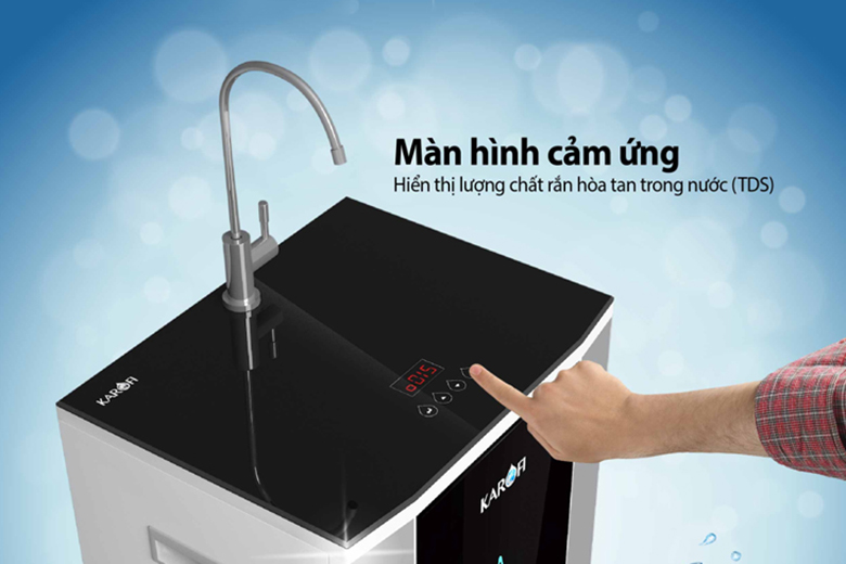 Ưu điểm của máy lọc nước nóng lạnh Karofi: Vận hành tự động