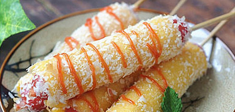 Thanh phẩm sao khi nướng xúc xích phô mai với nồi chiên không dầu