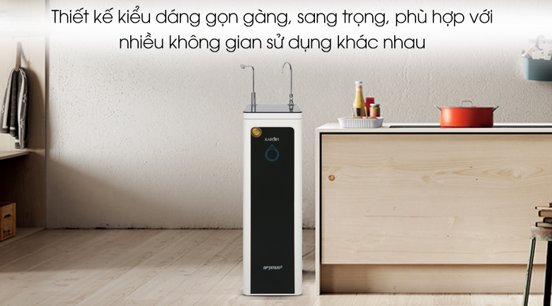 Máy lọc nước RO và làm nóng nước Optimus Karofi O-H128 8 lõi