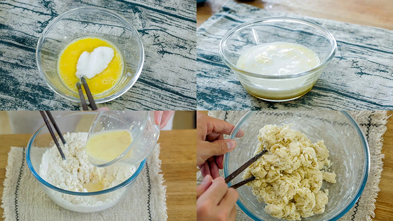 Công thức pha trộn bánh mì mặn