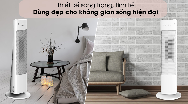 Máy sưởi Korihome EHK-368 thiết kế nhỏ gọn