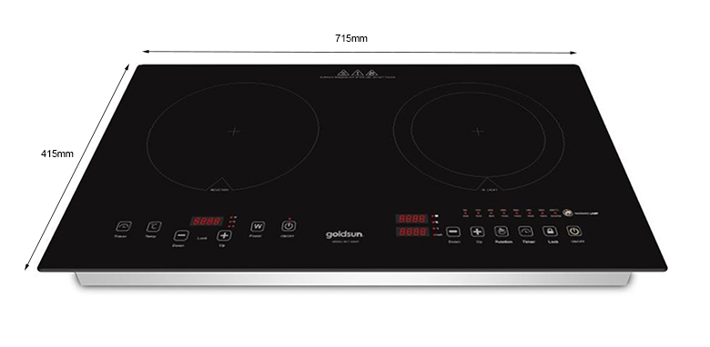 Bếp từ kết hợp hồng ngoại Goldsun BC1102MT