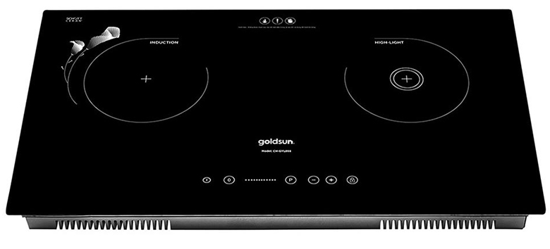 Bếp Goldsun đôi kết hợp 1 từ 1 hồng ngoại CH-GYL888