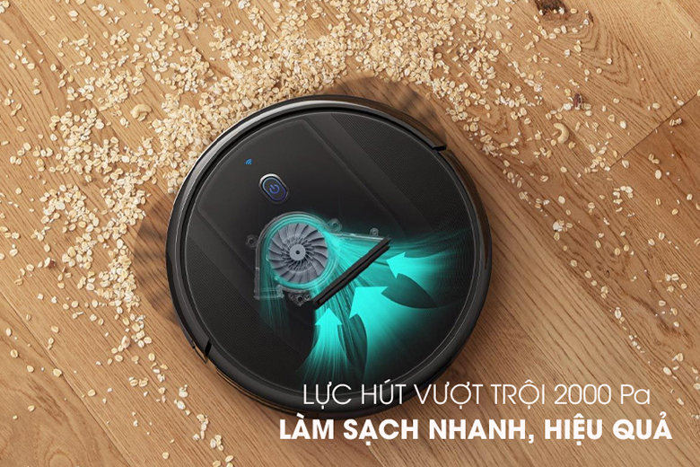 Robot hút bụi Eufy Robovac G10 Hybrid - T2150 Đen