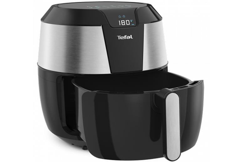 Rổ chiên và khay hứng dầu-Nồi chiên không dầu Tefal 6.5 lít EY701D15