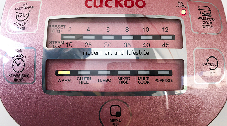 Bật chế độ nấu cơm