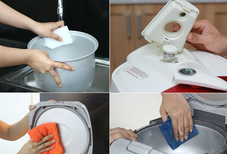 Cách vệ sinh cơm điện Cuckoo