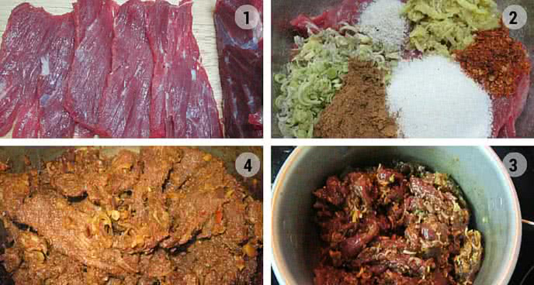 Làm khô bò bằng lò nướng khi bạn cần ướp thịt