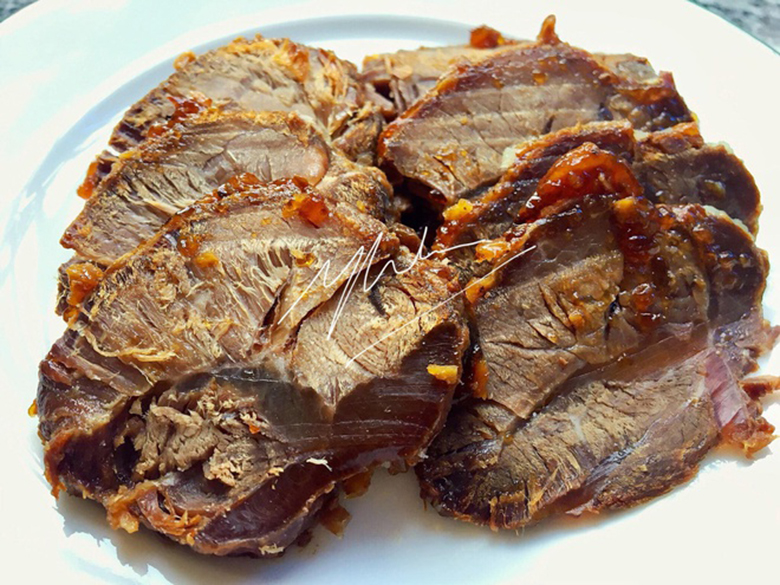 Sấy thịt bò khô bằng lò nướng nên rim thịt bò