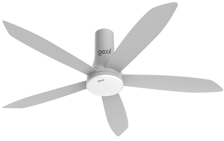 Quạt trần cao cấp - Quạt trần Gcool Smart DC Copter 05 RL (Ghi bạc)