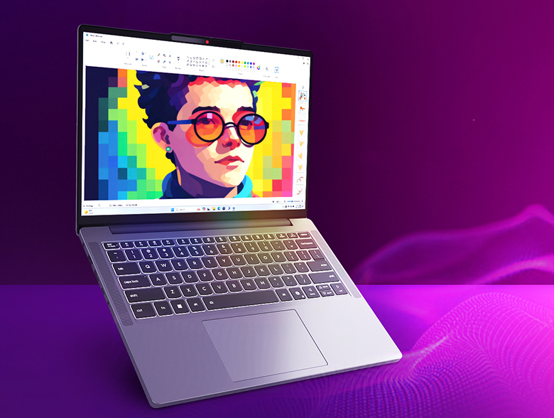 Laptop Lenovo IdeaPad Slim 3 14IRH10 83K00008VN bàn phím tiêu chuẩn