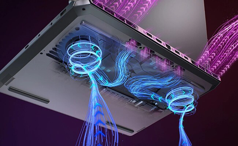 Laptop Lenovo LOQ 15ARP9 83JC00HYVN tản nhiệt tiên tiến