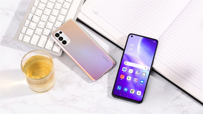 Thiết kế trẻ trung- Điện thoại Oppo Reno5