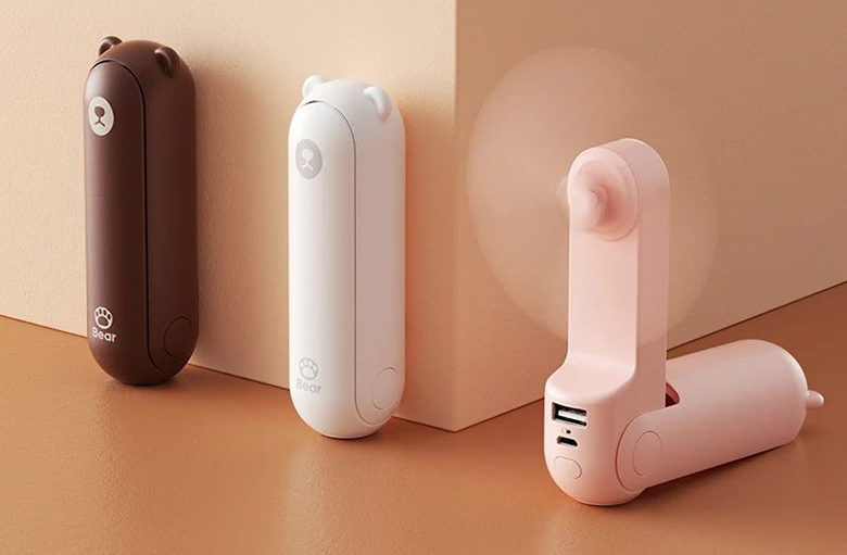 Quạt cầm tay mini Jisulife F8X/F8 Plus J1005 pin 46 giờ