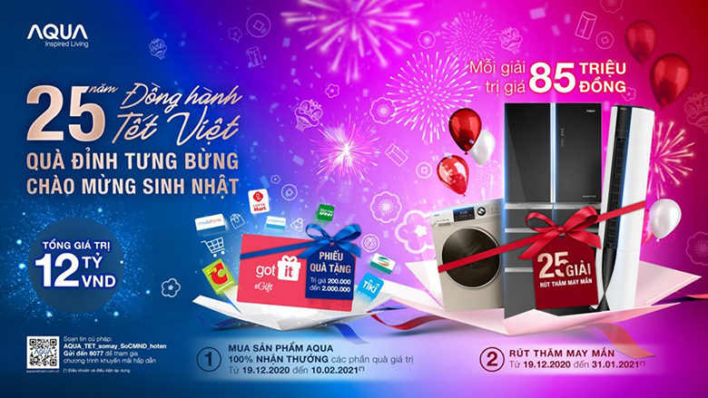 Aqua – 25 năm đồng hành cùng Tết Việt