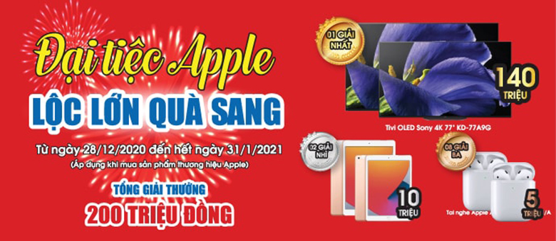 Đại tiệc APPLE - Lộc lớn quà sang