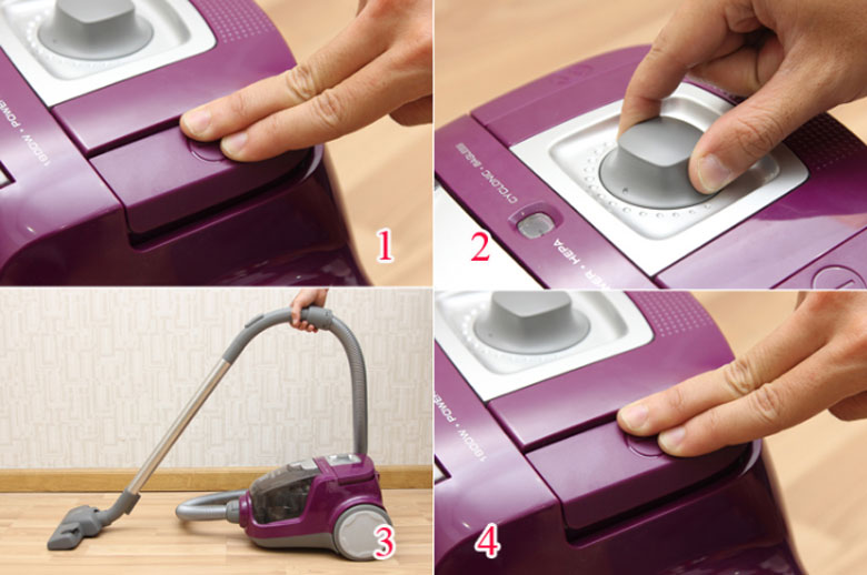 Cách sử dụng máy hút bụi Electrolux: Cách vận hành