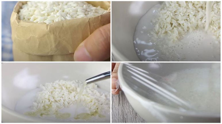 Nấu gạo nếp bằng lò vi sóng khá đơn giản