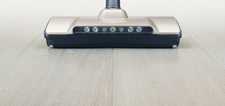 Máy hút bụi không dây Hitachi PV-XL1K PWH đầu hút có 7 đèn chiếu sáng