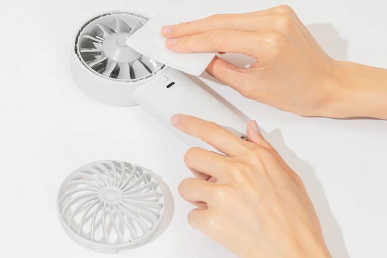 Quạt cầm tay Jisulife Life 4 5000mAh Hồng J2866 - Dễ dàng vệ sinh và bảo quản