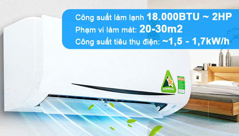 Kích thước cục nóng điều hòa 18000BTU