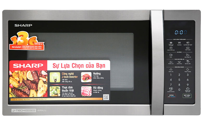 Lò vi sóng Sharp R-G728XVN-BST 28 lít thông tin bạn nên biết