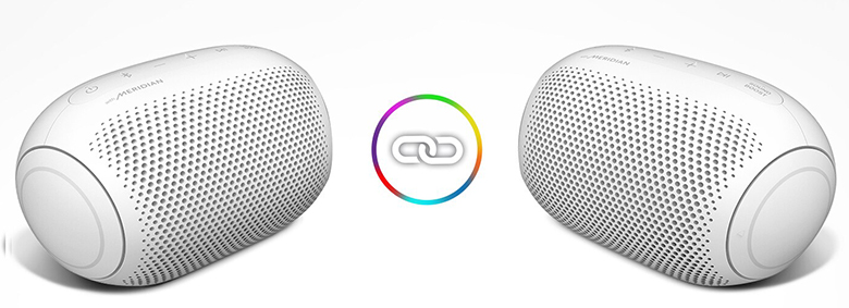 Loa Bluetooth LG Xboom Go PL2W ghép nối 2 loa