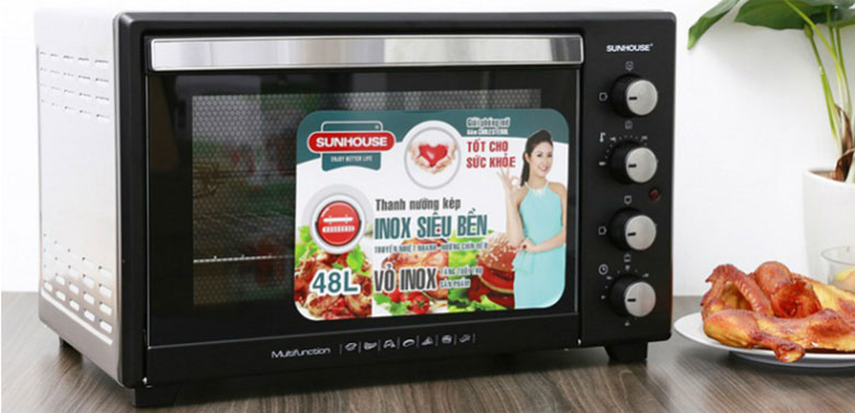 Lò nướng Sunhouse có tốt không? Khi điều khiển các nút