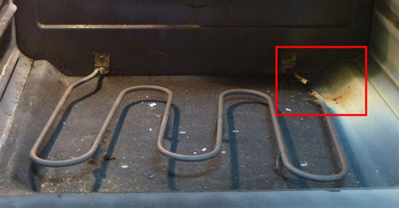 Nguyên nhân lò nướng không nóng do thanh nhiệt lò nướng không đỏ