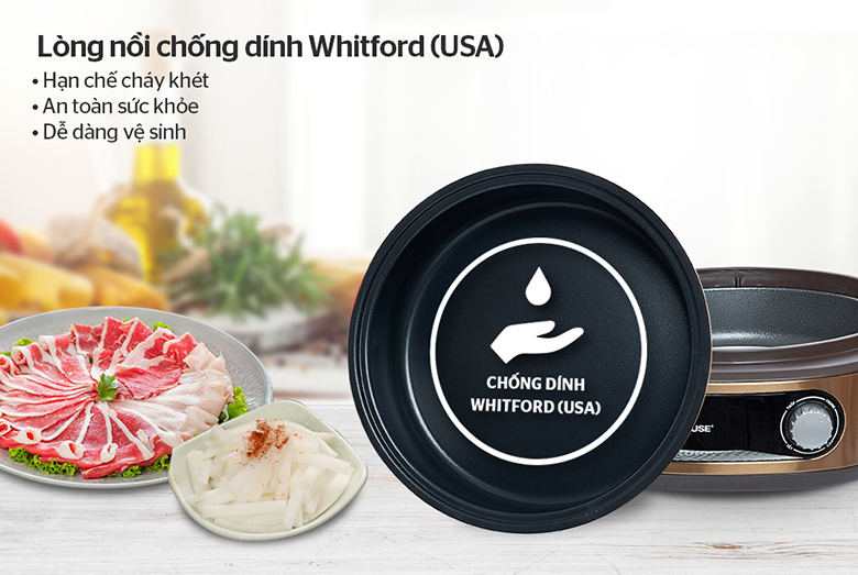 Lòng nồi-Nồi lẩu điện Sunhouse 5 lít SHD4525