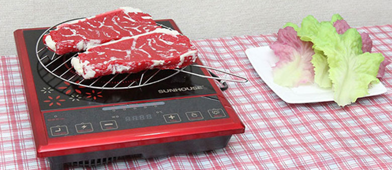 Nướng thịt bằng bếp từ thơm ngon, hấp dẫn