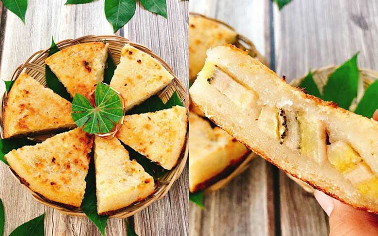 Các loại bánh làm bằng nồi cơm điện khi làm bánh khoai