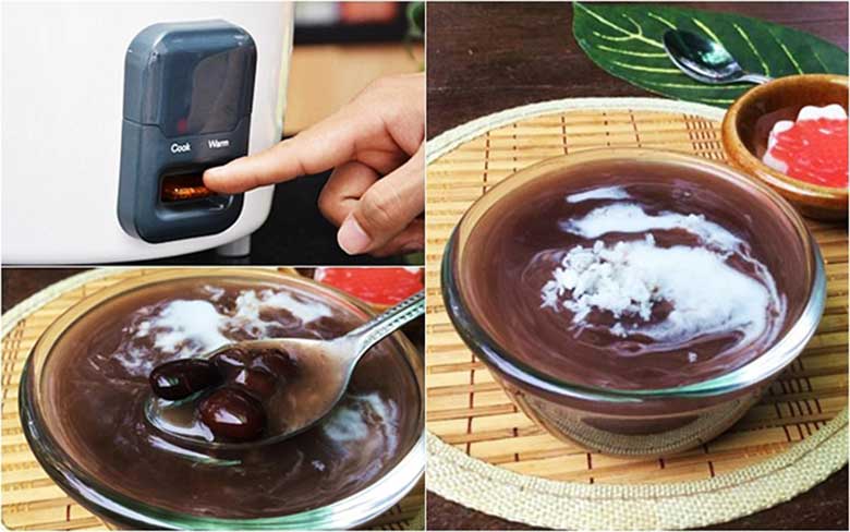 Nấu thức ăn bằng nồi cơm điện nấu chè