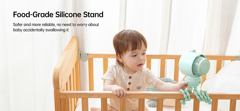 Quạt kẹp đa năng Jisulife Life 2S - J3146 5000mAh nâu chất liệu an toàn