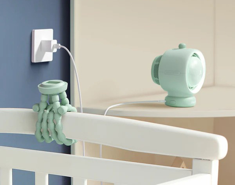 Quạt kẹp đa năng Jisulife Life 2S - J3146 pin dài