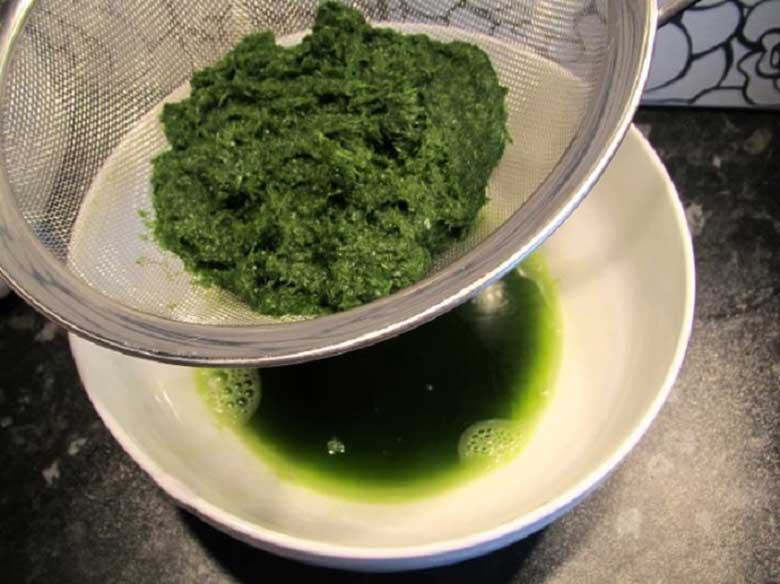 Cách nấu xôi khúc bằng nồi cơm điện khi sơ chế nguyên liệu: rau khúc