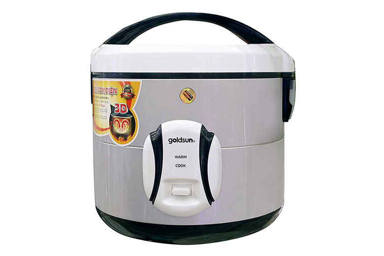 Nồi cơm điện cơ Goldsun 2.2L GR-122(G) với thông tin chi tiết sản phẩm