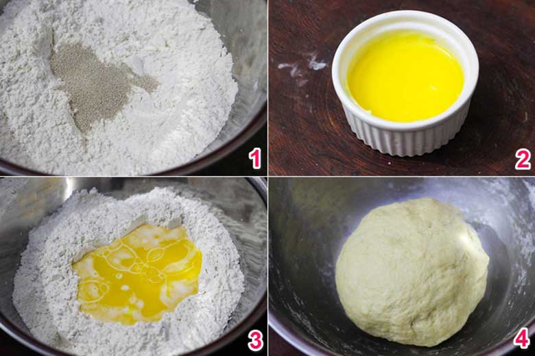 Cách làm bánh mì bằng nồi cơm điện khi nhào bánh