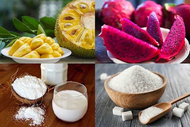 Cách nấu xôi mít bằng nồi cơm điện dùng nguyên liệu sau