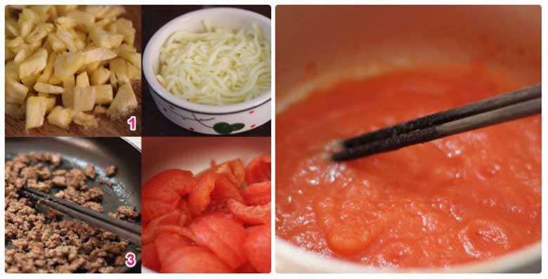 Làm pizza bằng nồi cơm điện với nhân bánh